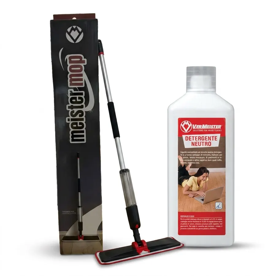 MEISTER MOP | Reservatório, Spray + Detergente Neutro 1L — VerMeister